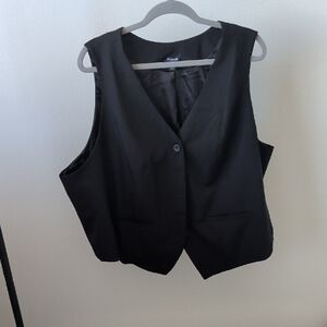Torrid Black Modern Vest